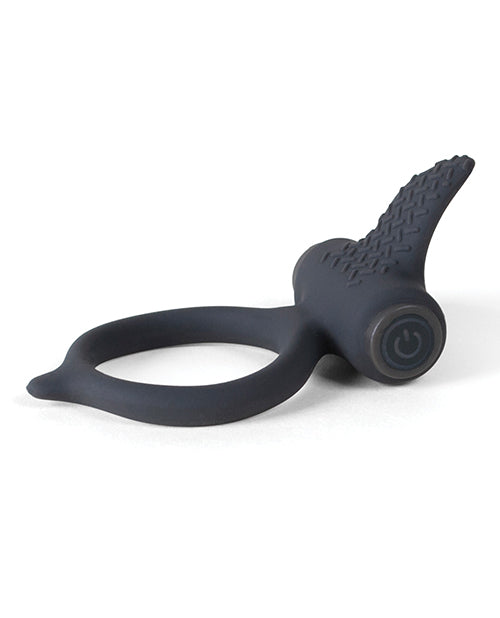 Bcharmed Classic Vibrating Cock Ring - Black - Casual Toys