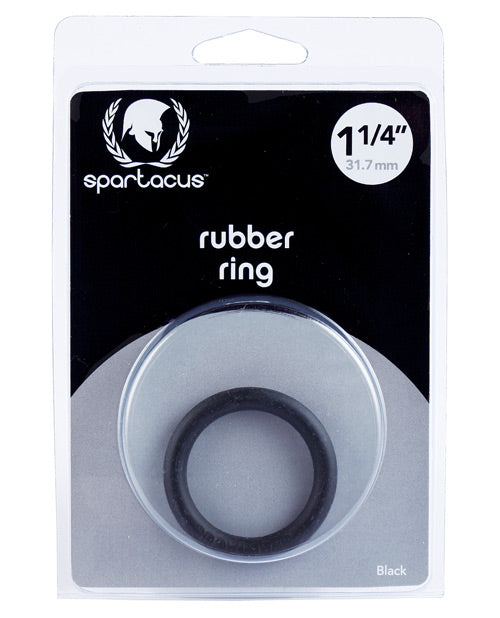 "Spartacus 1.25"" Rubber Cock Ring" - Casual Toys