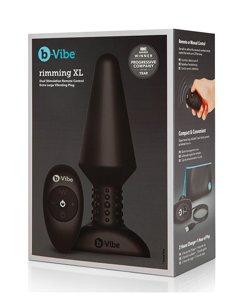B-Vibe Rimming Plug XL - Black