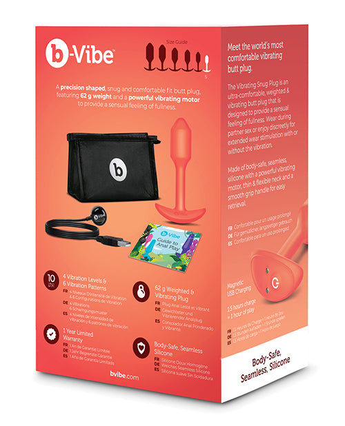 B-vibe Vibrating Snug Plug - Casual Toys
