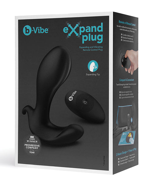 B-Vibe Expand Plug - Black