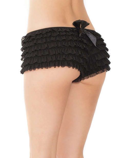 Ruffle Shorts W/back Bow Detail - Casual Toys