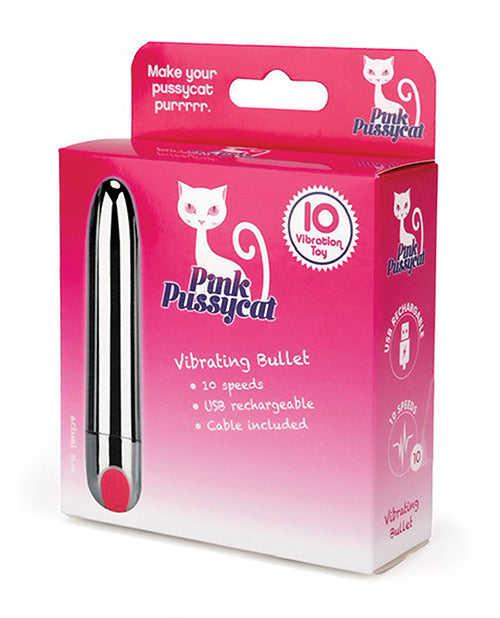 Pink Pussycat Vibrating Bullet