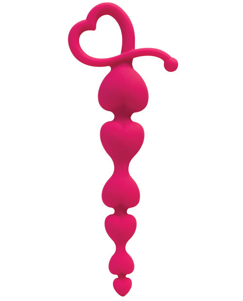 Curve Novelties Gossip Hearts On A String - Magenta - Casual Toys