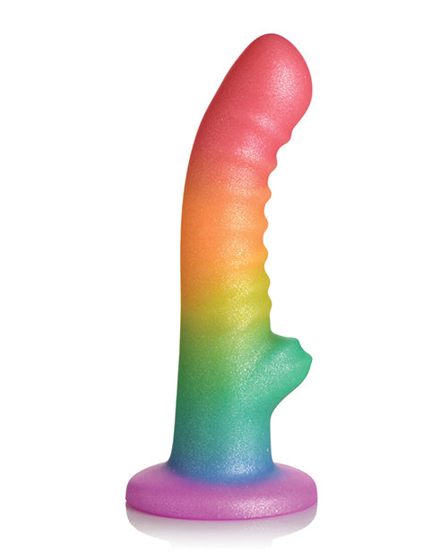 Curve Toys Simply Sweet 6.5" Rainbow Dildo