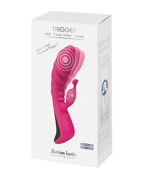 Adrien Lastic Trigger Vibrator & Clitoral Stimulator - Magenta
