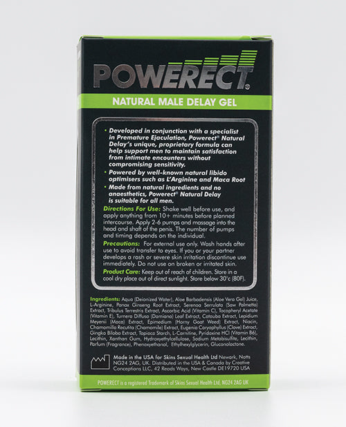 Powerect Natural Delay Serum - 30 Ml - Casual Toys