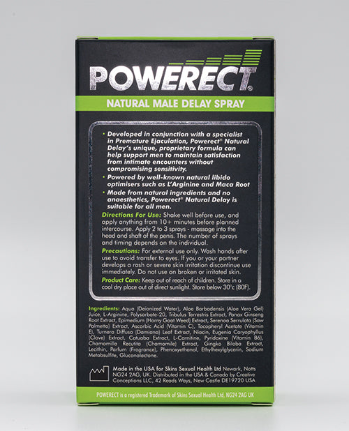 Powerect Natural Delay Spray 30ml - Casual Toys