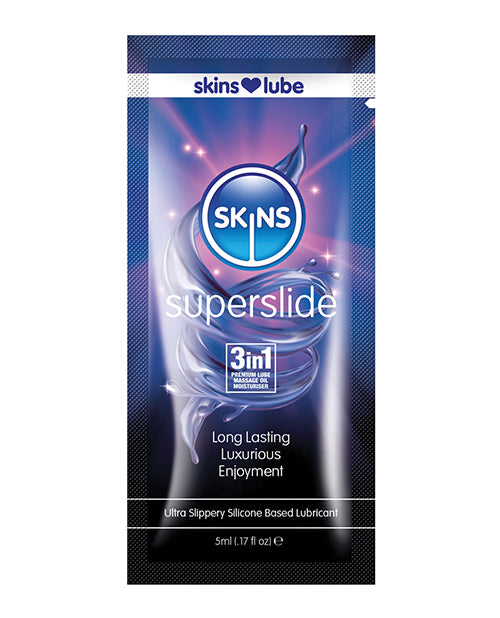 Skins Super Slide Silicone Based Lubricant - 5 Ml Foil - Casual Toys