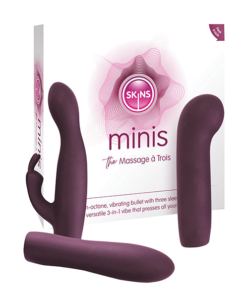 Skins Minis Massage A Trois - Magenta - Casual Toys