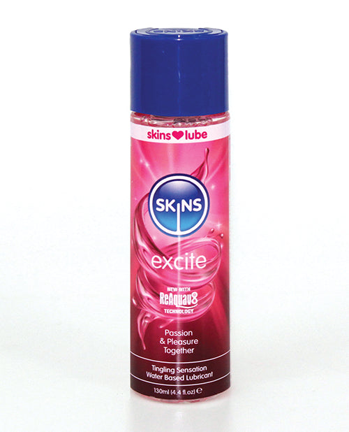 Skins Excite Water Based Lubricant - 4.4 Oz - Casual Toys