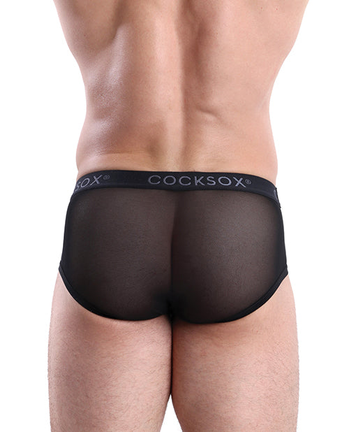 Cocksox Mesh Contour Pouch Sports Brief Black Shadow - Casual Toys