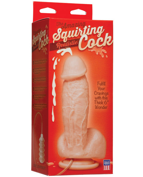 Squirting Realistic Cock W-splooge Juice - Flesh - Casual Toys