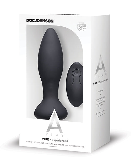 A Play Rechargeable Silicone Experienced Anal Plug W/remote - Casual Toys