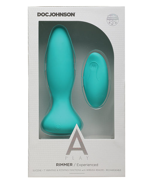 A Play Rimmer Experienced Rechargeable Silicone Anal Plug W/remote - Casual Toys
