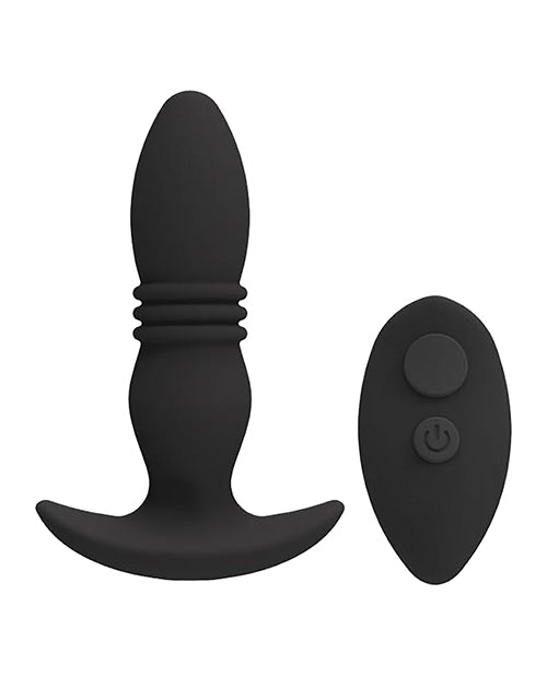 A Play Rise Rechargeable Silicone Anal Plug W/remote - Casual Toys