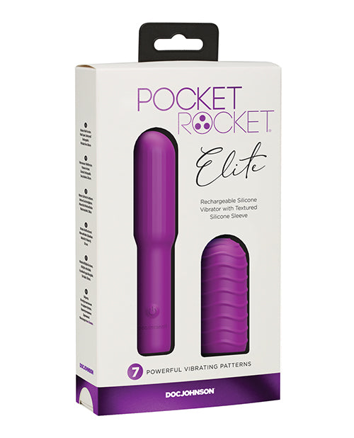 Pocket Rocket Elite Rechargeable W/removable Sleeve - Casual Toys