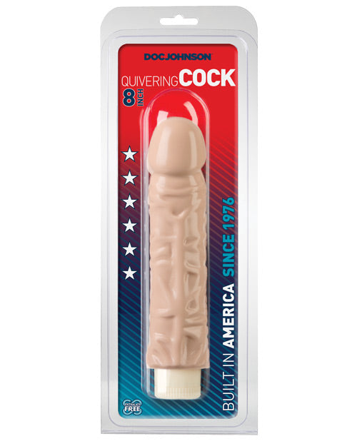 "Quivering 8"" Cock Vibe" - Casual Toys
