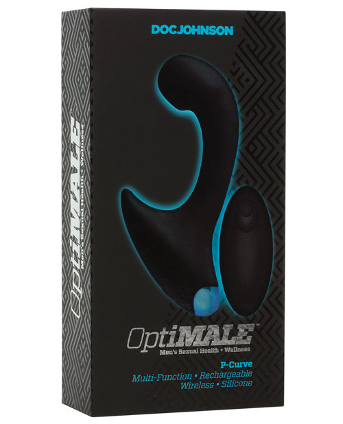 Optimale Vibrating P Massager W-wireless Remote - Black - Casual Toys