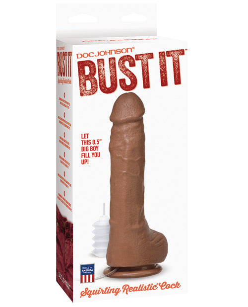 Bust It Squirting Realistic Cock Nut Butter - Casual Toys