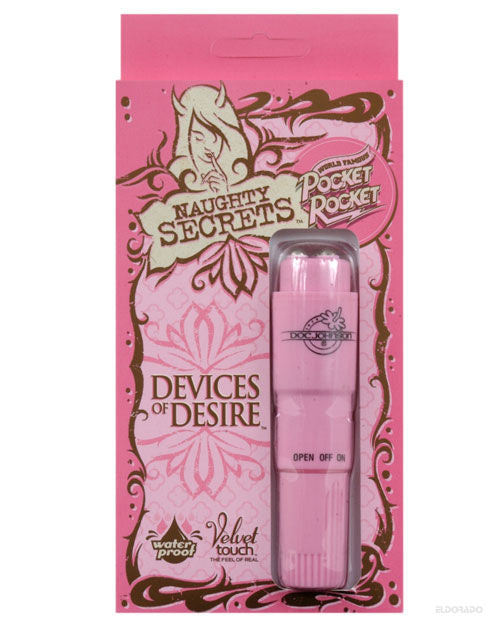 Naughty Secrets Devices Of Desire Pocket Rocket - Pink - Casual Toys