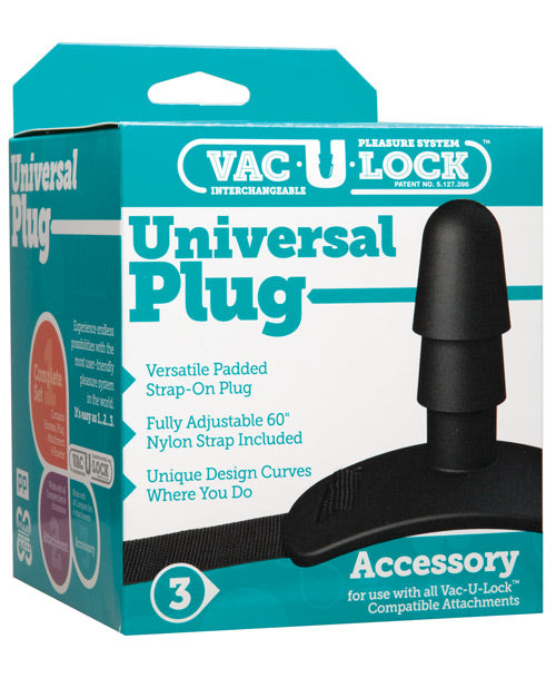 Vac-u-lock Universal Plug - Black - Casual Toys