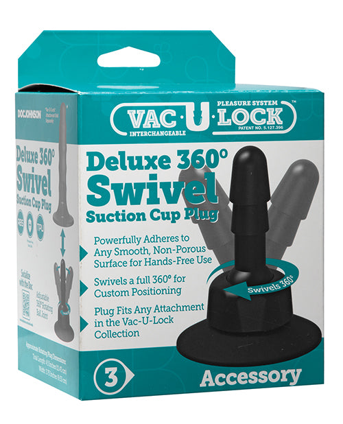 Vac-u-lock Deluxe 360 Swivel Suction Cup Plug - Casual Toys