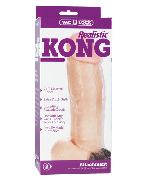 Vac-u-lock Kong Realistic - White - Casual Toys