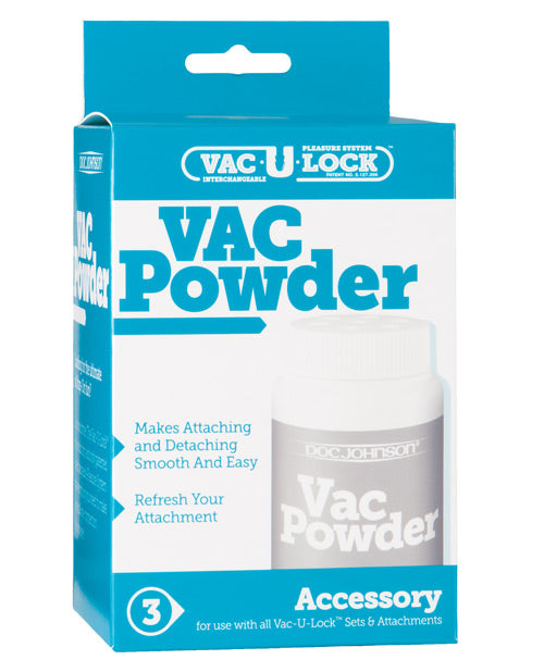 Vac-u-lock Powder Lubricant - White - Casual Toys