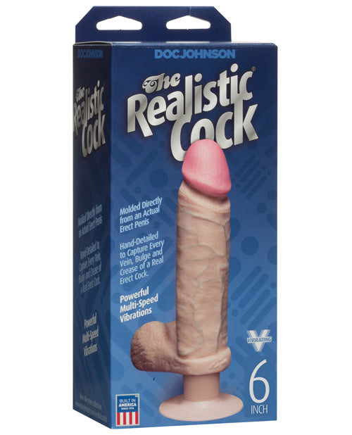 Vibrating Realistic Cock - Casual Toys