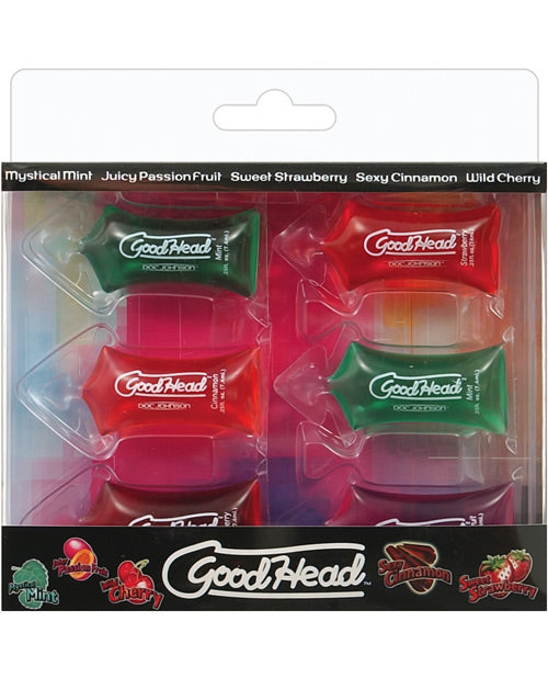 Good Head - .25 Oz. Pillow Asst. Flavors Pack Of 6 - Casual Toys