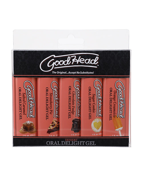 Goodhead Dessert Oral Delight Gel - Asst. Flavors Pack Of 5 - Casual Toys