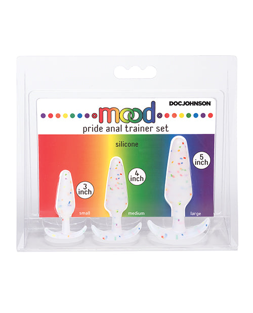 Mood Pride Anal Trainer Set - Multi Colored Set Of 3 - Casual Toys