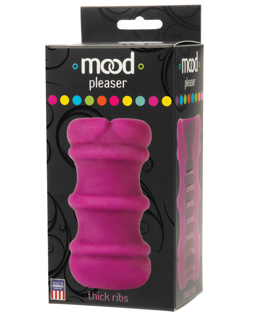 Mood Ultraskyn Thick Ribbed Stroker - Purple - Casual Toys