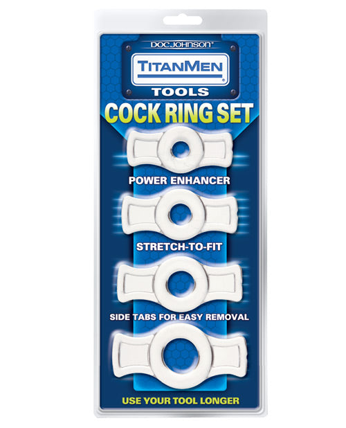 Titanmen Tools Cock Ring Set - Casual Toys