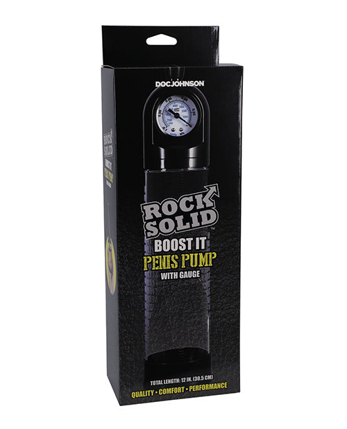 Rock Solid Boost It Penis Pump W/gauge