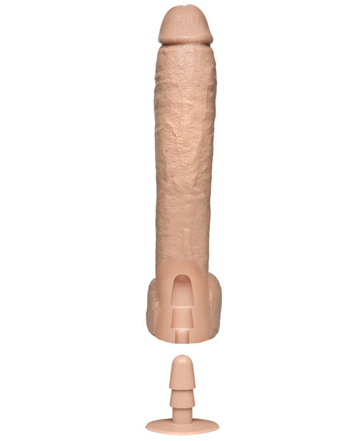 The Naturals 12" Cock W-balls - Flesh - Casual Toys