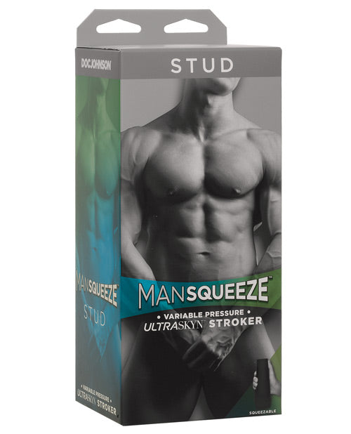Man Squeeze Stud Ass - Vanilla - Casual Toys