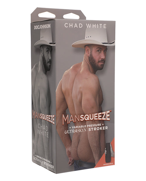 Man Squeeze Ultraskyn Ass Stroker - Chad White - Casual Toys