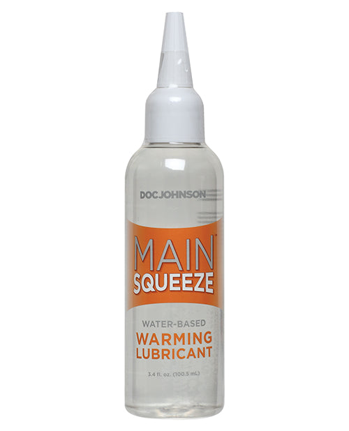 Main Squeeze Warming Water-based Lubricant - 3.4 Oz - Casual Toys