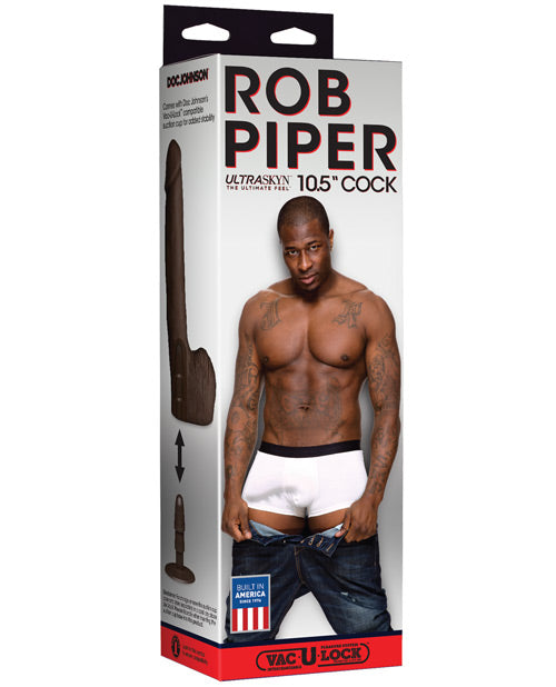 Rob Piper Cock W-balls & Suction Cup - Chocolate - Casual Toys