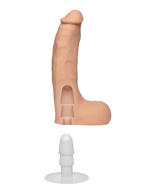 Signature Cocks Ultraskyn 8.5" Cock W-removable Vac-u-lock Suction Cup - Chad White - Casual Toys