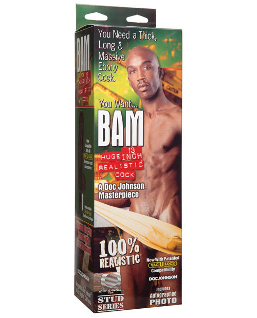 Bam Realistic Cock - Brown - Casual Toys