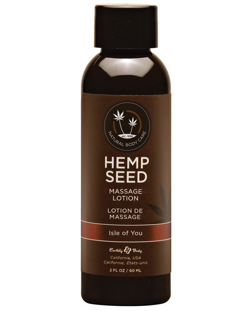 Earthly Body Hemp Seed Massage Lotion - Casual Toys