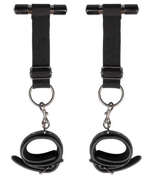 Easy Toys Over The Door Wrist Cuffs - Black - Casual Toys