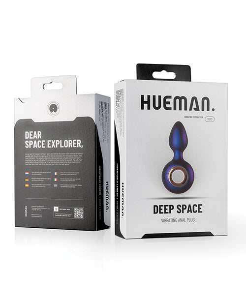 Hueman Deep Space Vibrating Anal Plug - Purple - Casual Toys