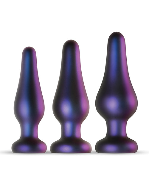 Hueman Comets Butt Plug Set Of 3 - Purple - Casual Toys