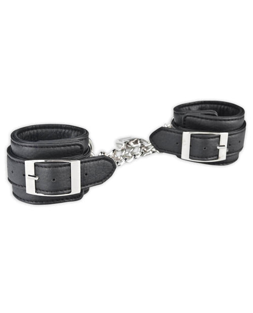 Lux Fetish Unisex Leatherette Cuffs - Casual Toys