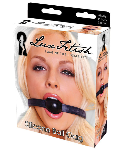 Lux Fetish Silicone Ball Gag - Casual Toys