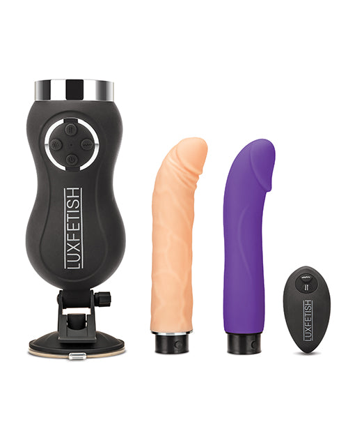 Lux Fetish Rechargeable Thrusting Compact Sex Machine W-remote - Casual Toys